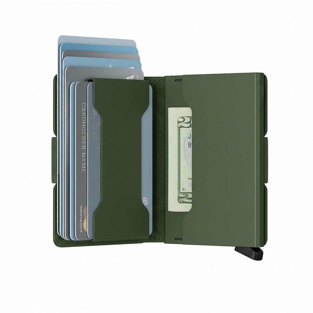 Wallet Pop Up Aluminum RFID For Business Commute B2B