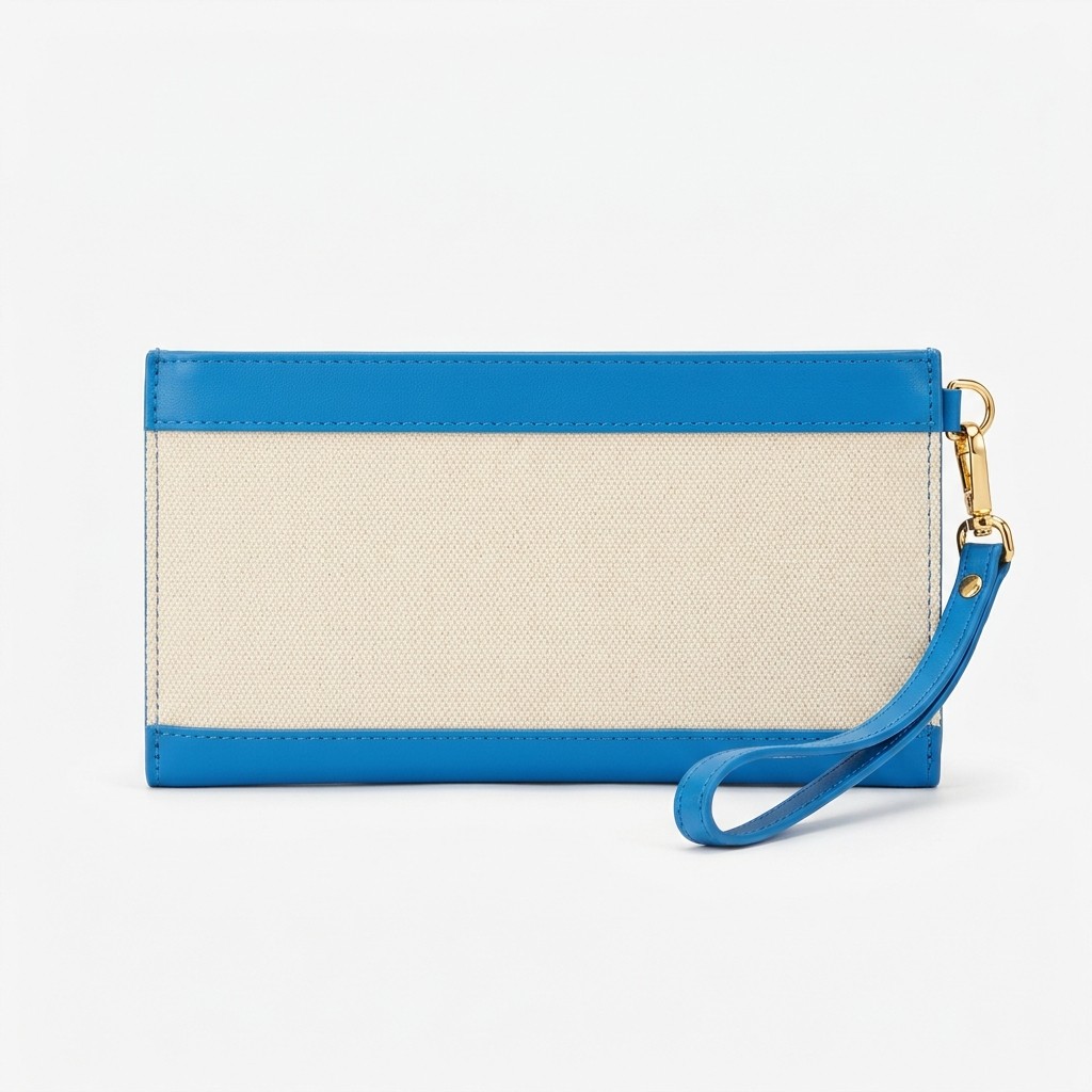 Wallet Canvas Leather For Women Commute B2B