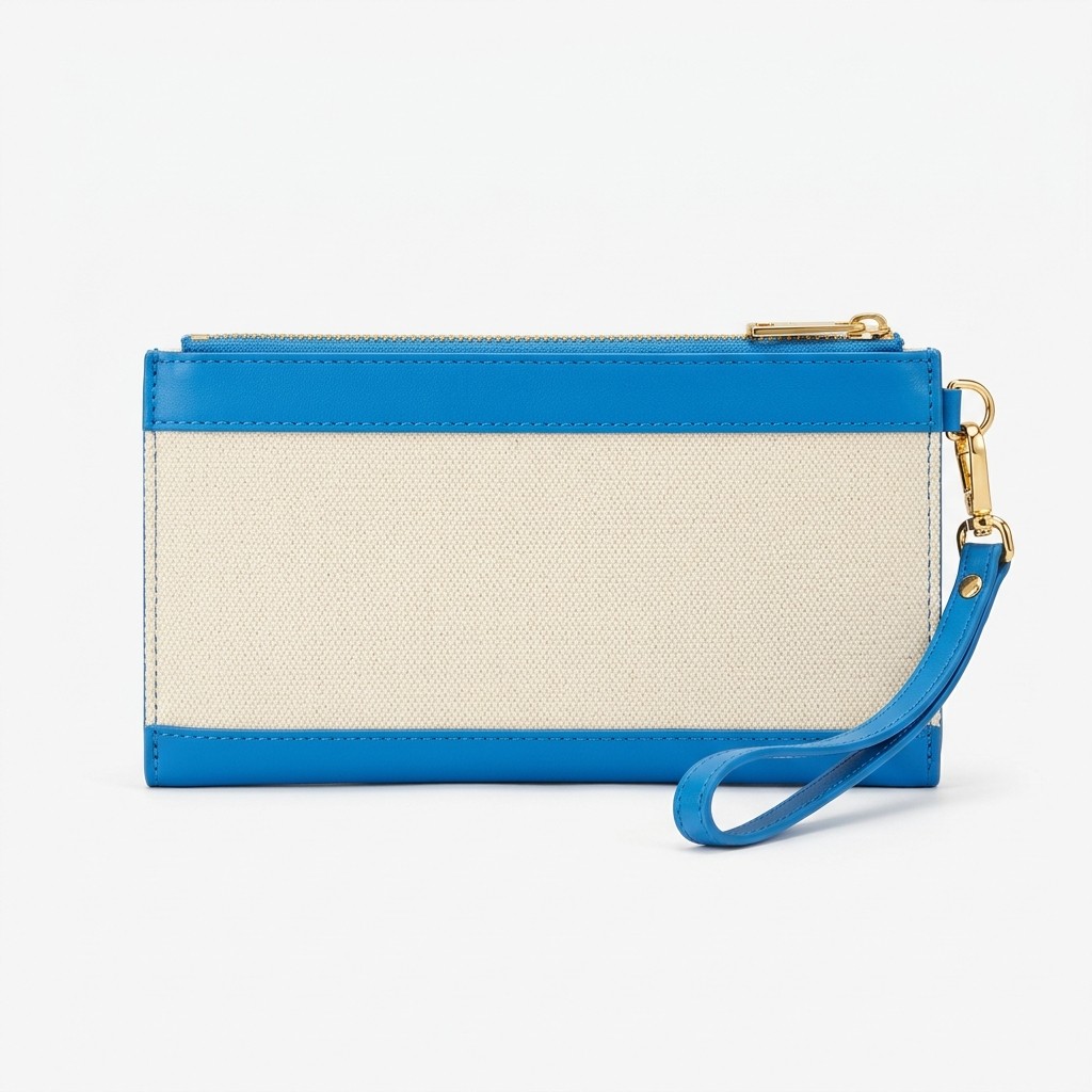 Wallet Canvas Leather For Women Commute B2B