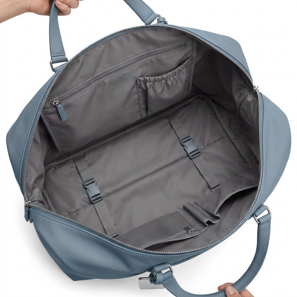 Travel Bag Leather Weekender For Business Commute B2B