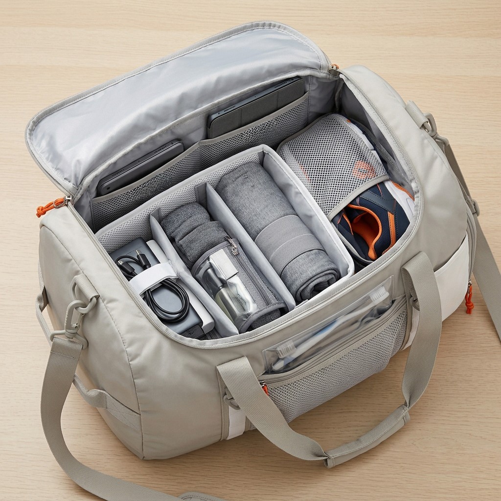 Duffle Bag Lightweight Nylon For Sports Travel B2B