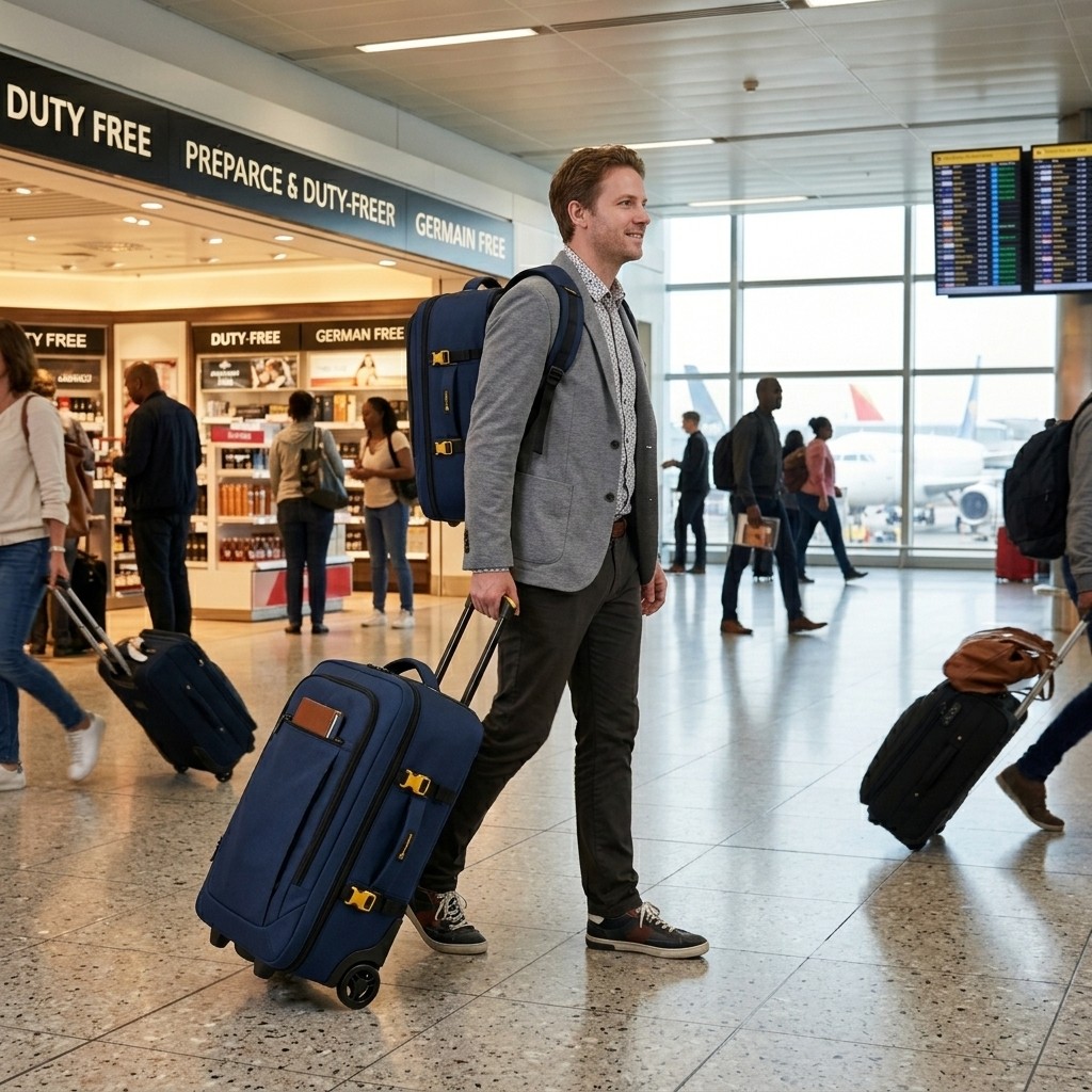 Trolley Bag Wheeled Laptop Polyester For Business Commute B2B