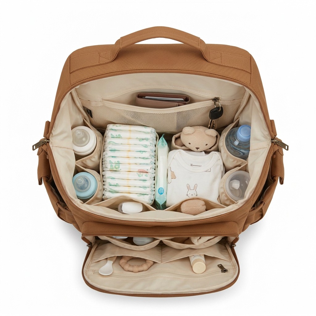Diaper Bag Canvas Convertible For Baby Travel B2B