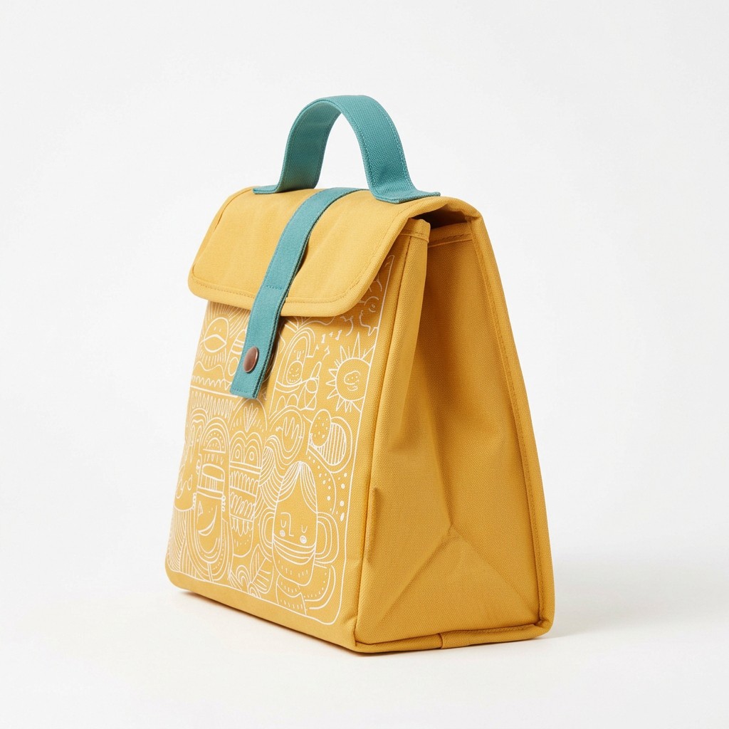 Lunch Bag Canvas Insulated For Picnic Office B2B