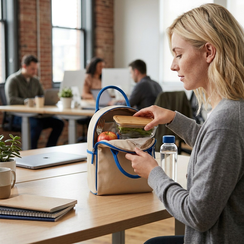 Lunch Bag Canvas Insulated For Office Commute B2B