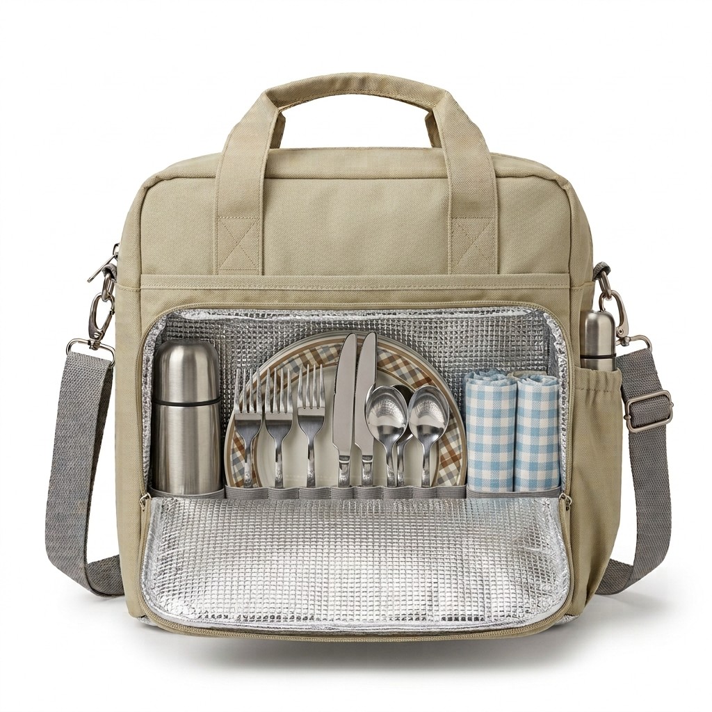 Picnic Bag Insulated Canvas For Outdoor Family B2B