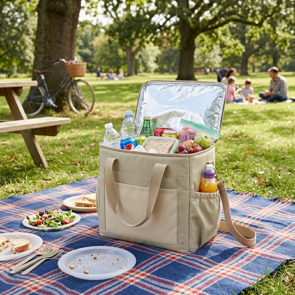 Picnic Bag Insulated Canvas For Outdoor Family B2B