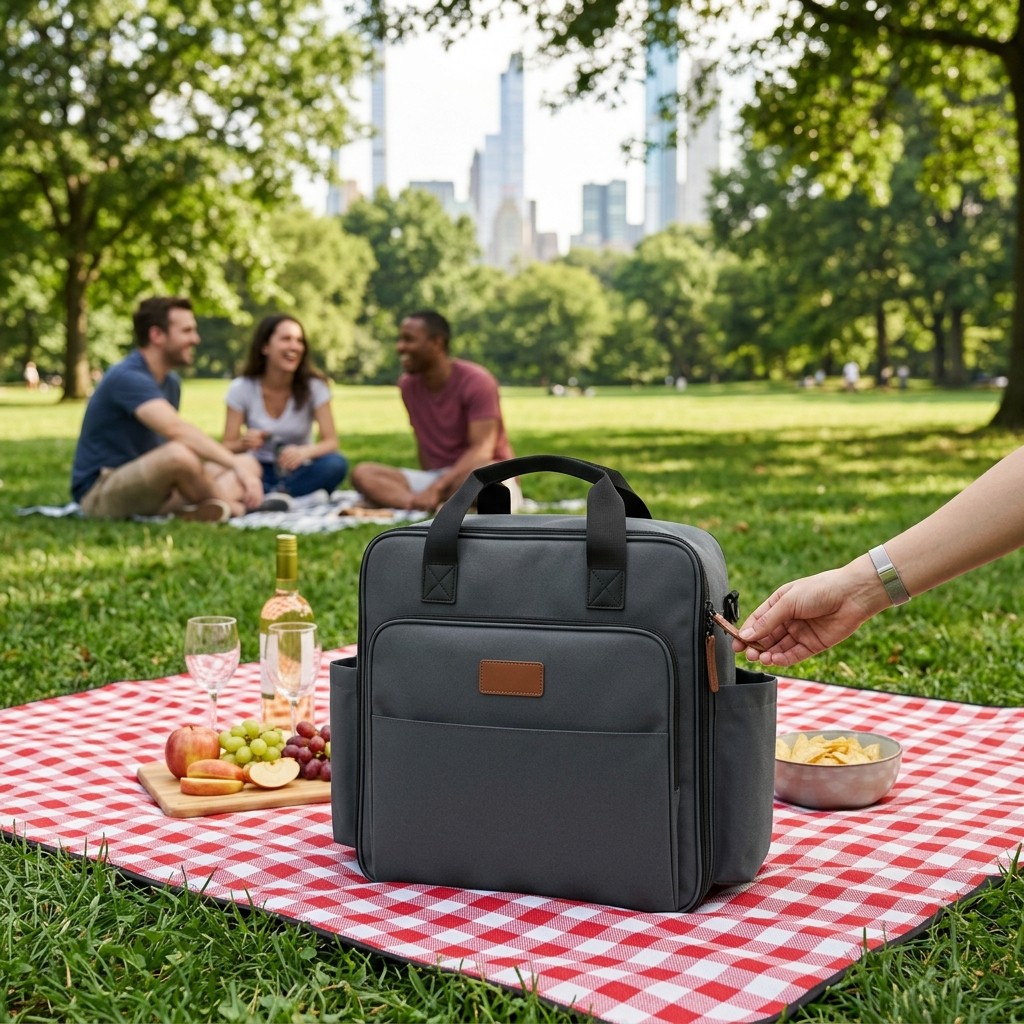 Picnic Bag Insulated Oxford For Outdoor Family B2B
