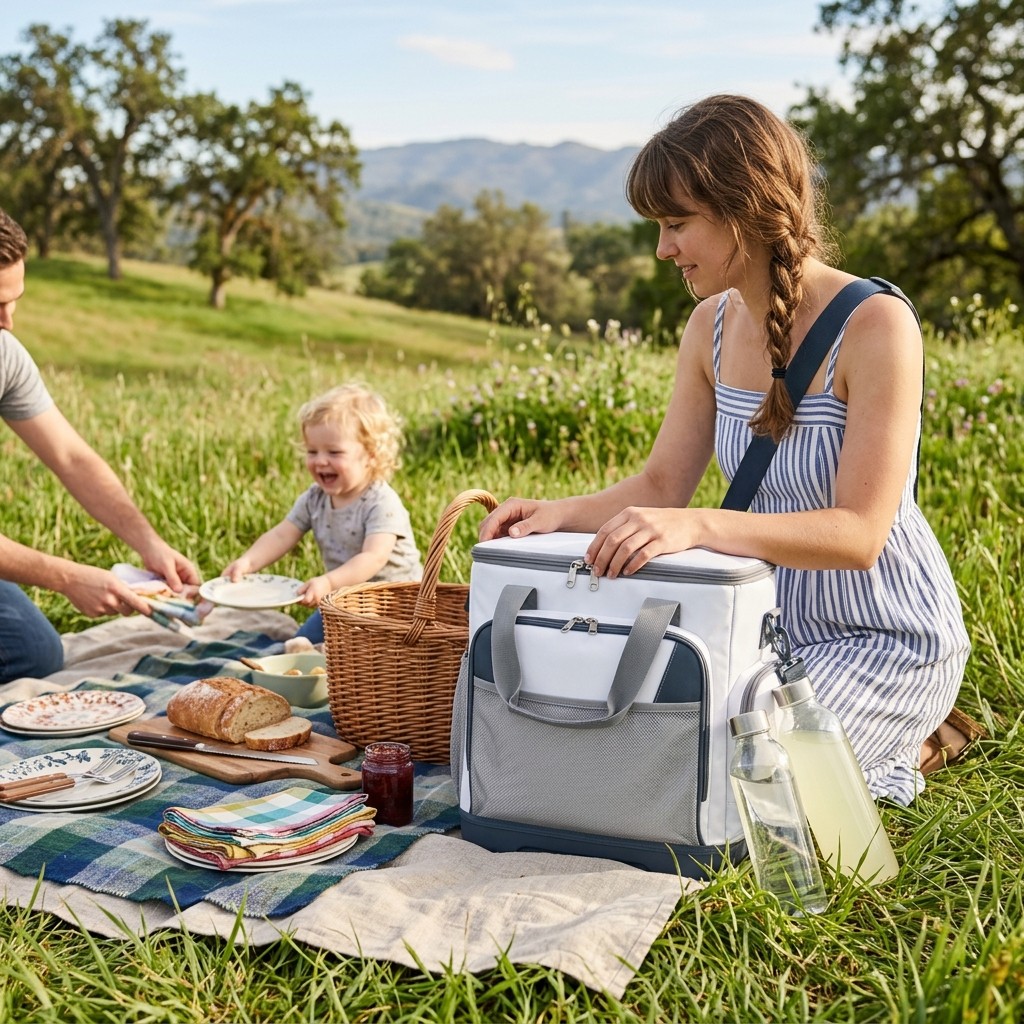 Picnic Bag Insulated Waterproof For Outdoor Family B2B