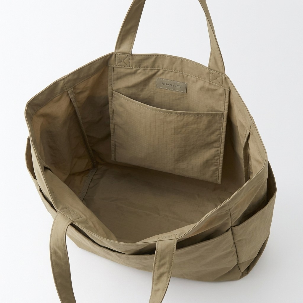 Foldable Bag Nylon Reusable For Grocery Shopping B2B