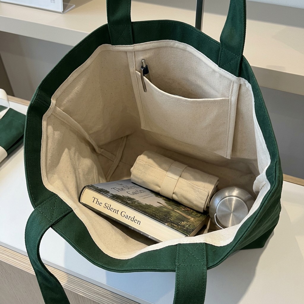Foldable Bag Canvas Reusable For Grocery Market B2B