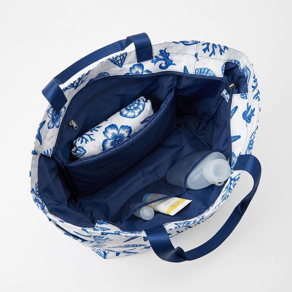 Foldable Bag Waterproof Polyester For Beach Vacation B2B