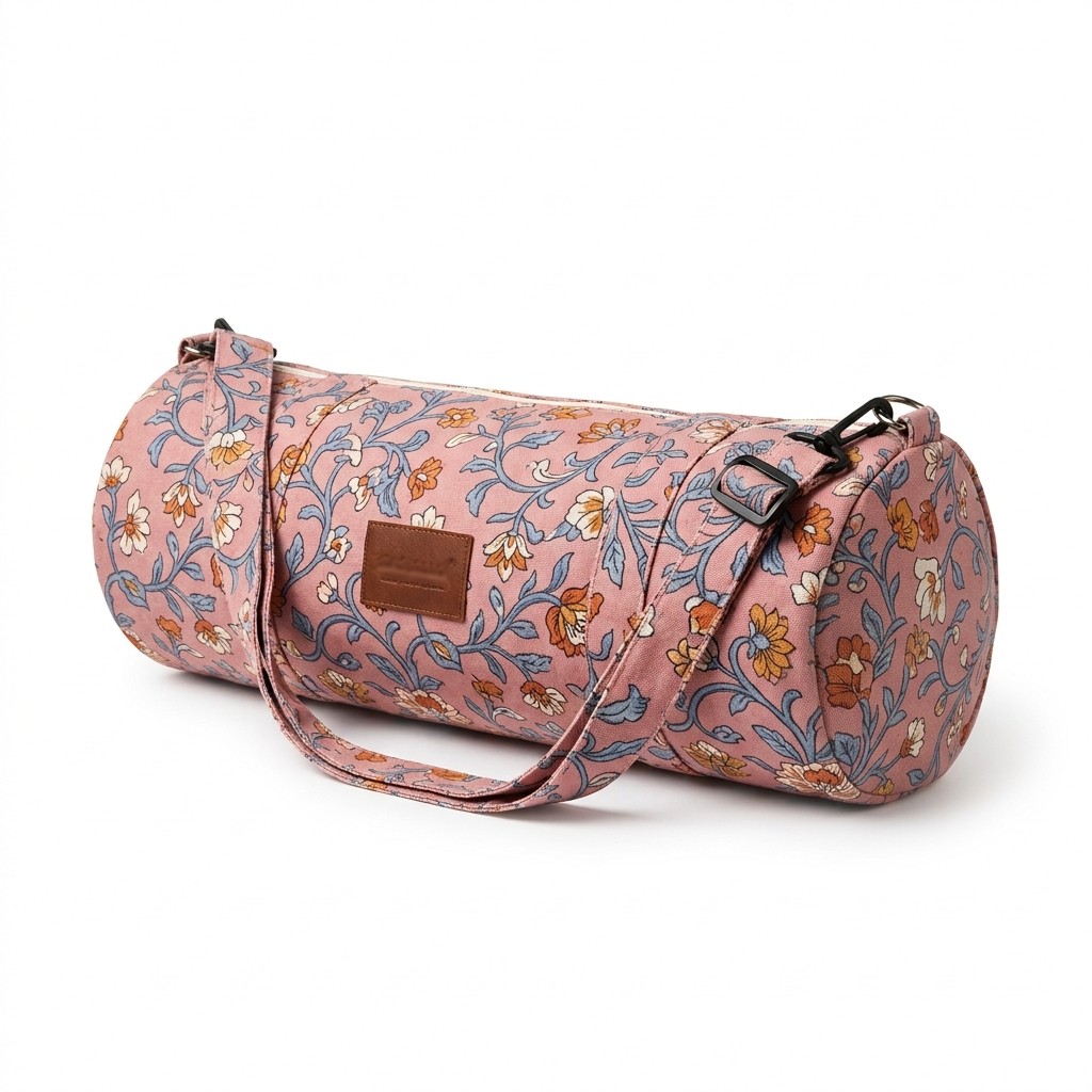 Yoga Bag Floral Canvas For Women Fitness B2B