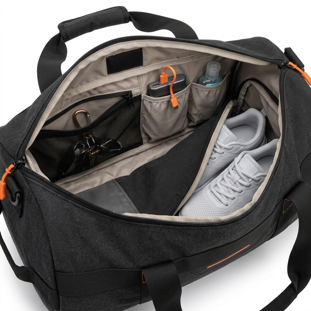 Sports Bag Canvas Heavy-Duty For Gym Travel B2B