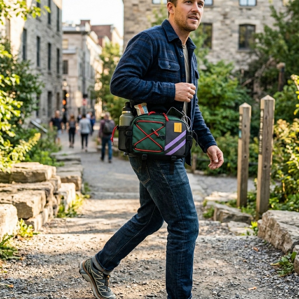 Waist Bag Ripstop Waterproof For Hiking Outdoor B2B