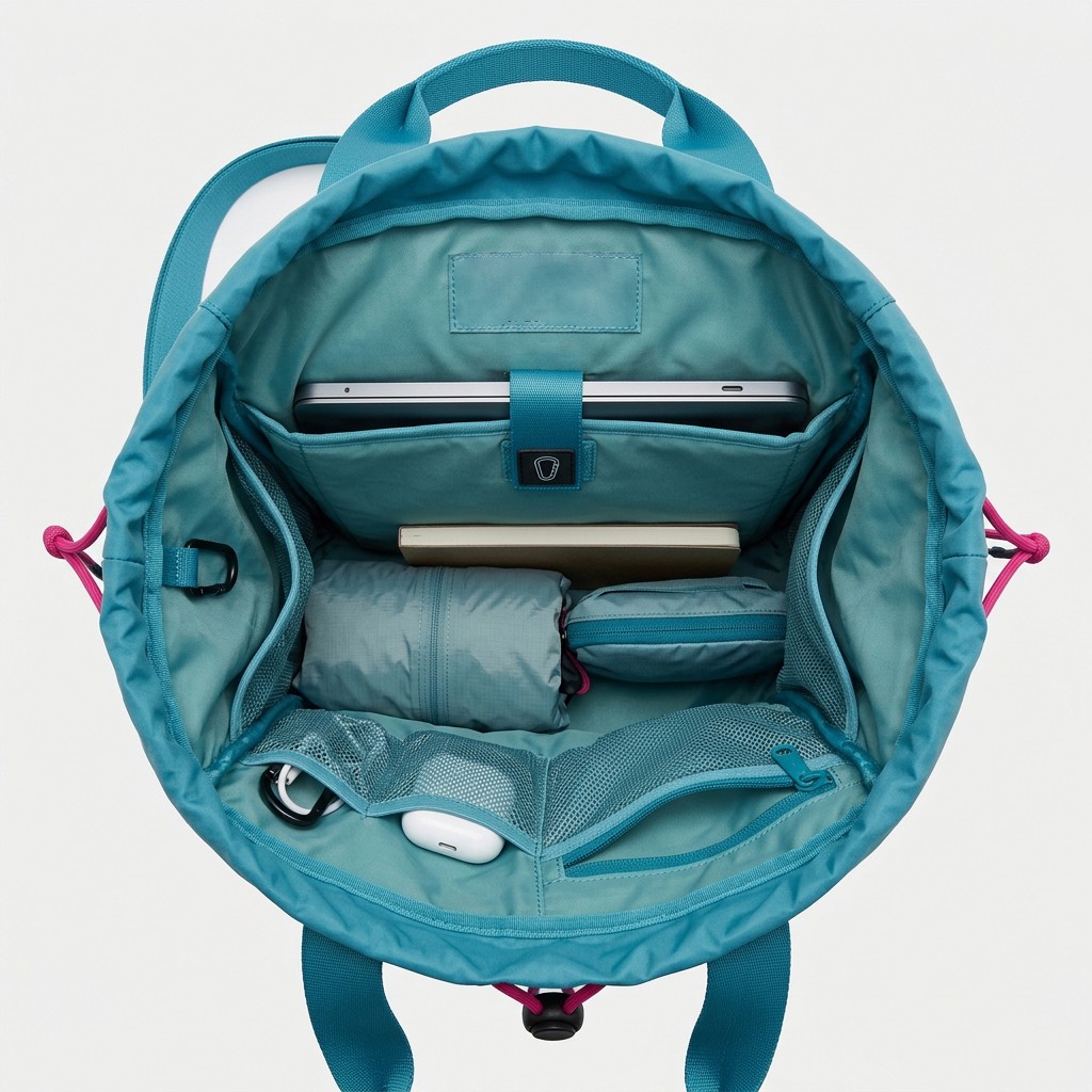 Drawstring Bag Nylon Waterproof For Women Athleisure B2B