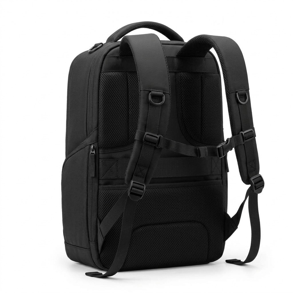 Solar Backpack Waterproof Nylon For Business Travel B2B