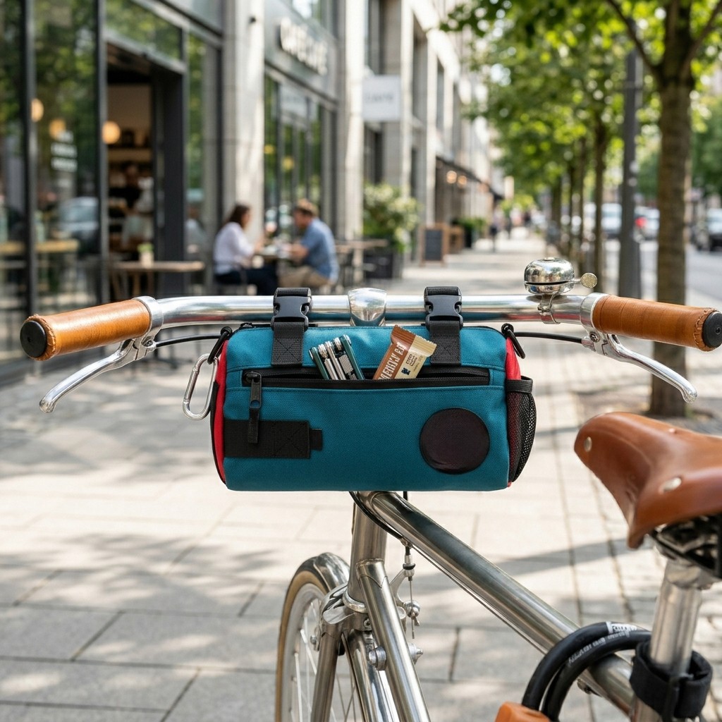 Cycling Bag Colorblock Oxford For Bicycle Commuter B2B