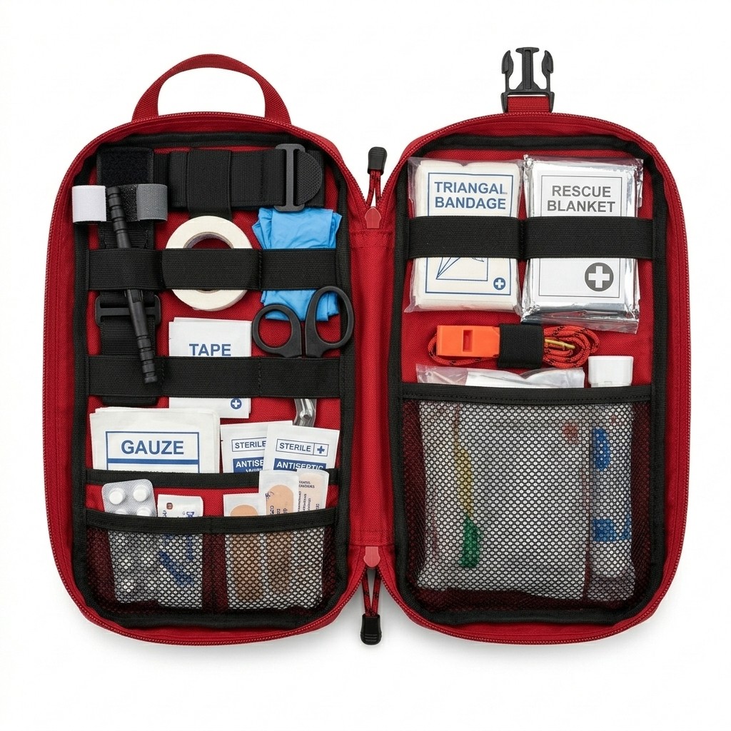 First Aid Kit Bag Tactical Nylon For Outdoor Emergency B2B