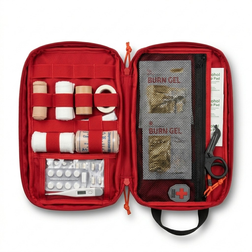 First Aid Kit Bag Tactical Nylon For Outdoor Emergency B2B