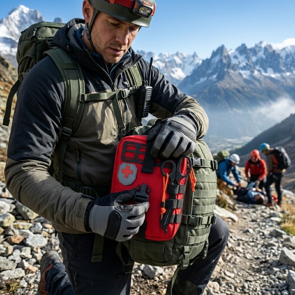First Aid Kit Bag Tactical Nylon For Outdoor Emergency B2B