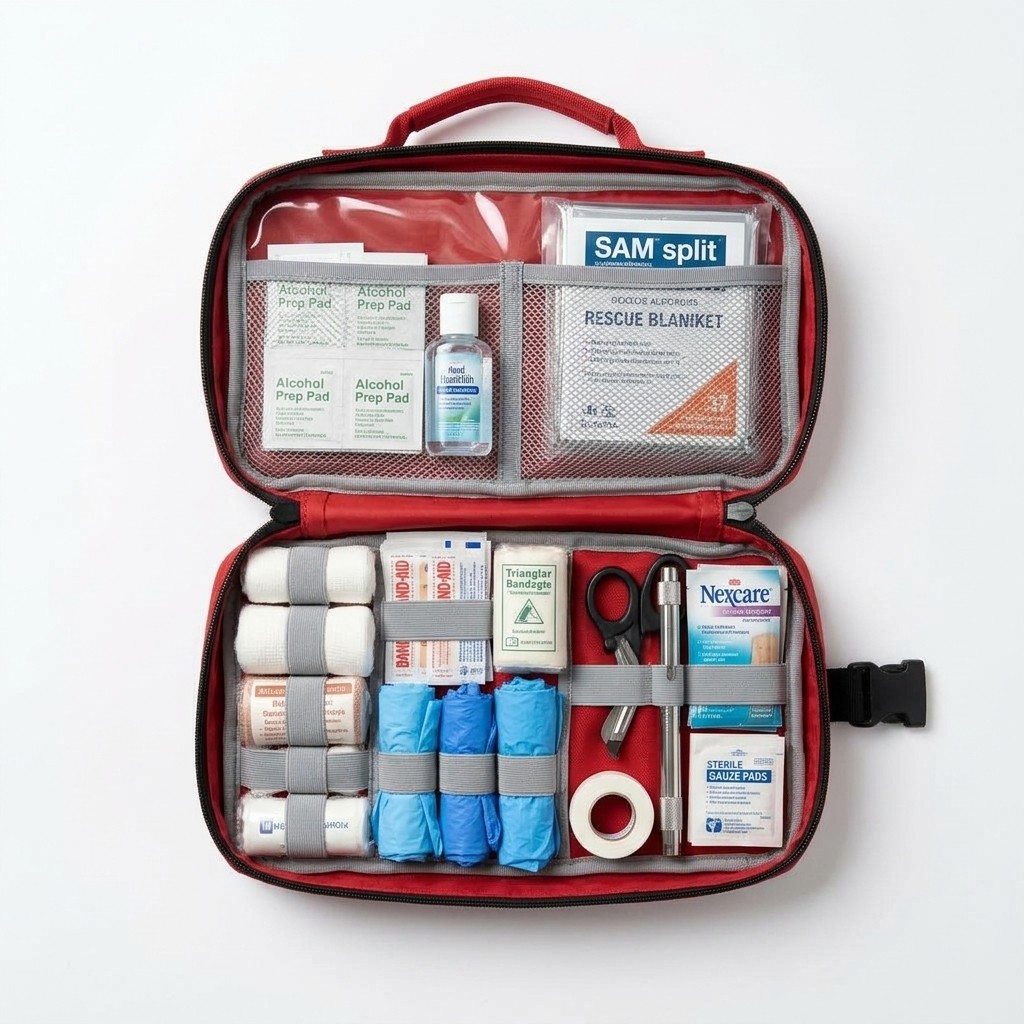 First Aid Kit Bag Portable Nylon For Outdoor Emergency B2B