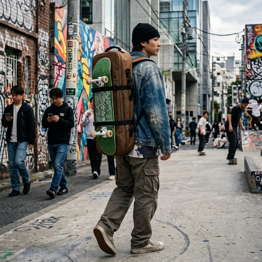 Skateboard Bag Heavy-Duty Canvas For Street Skaters B2B