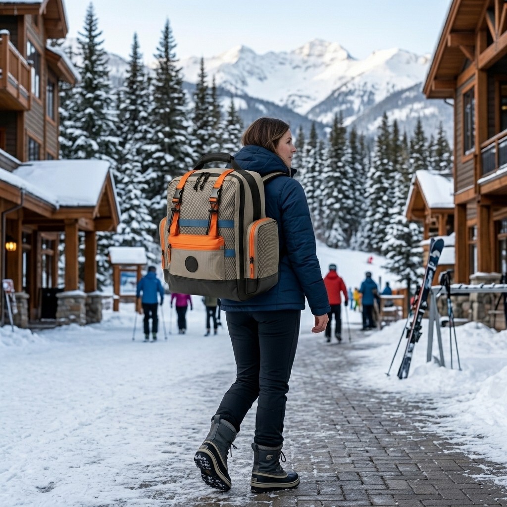 Ski Boot Bag Waterproof Polyester For Winter Skiers B2B