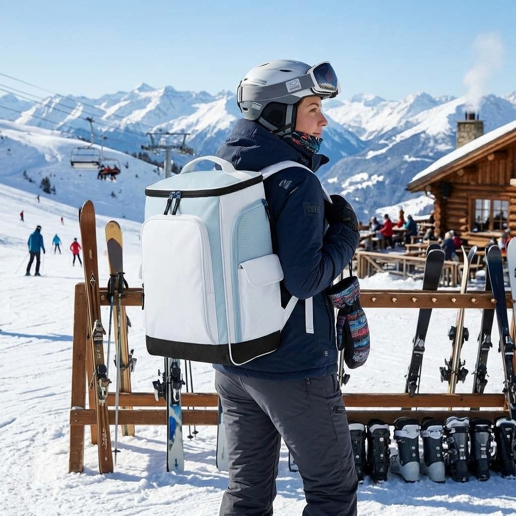 Wholesale Ski Boot Bag | Custom Waterproof Alpine Ski Gear Backpack Manufacturer